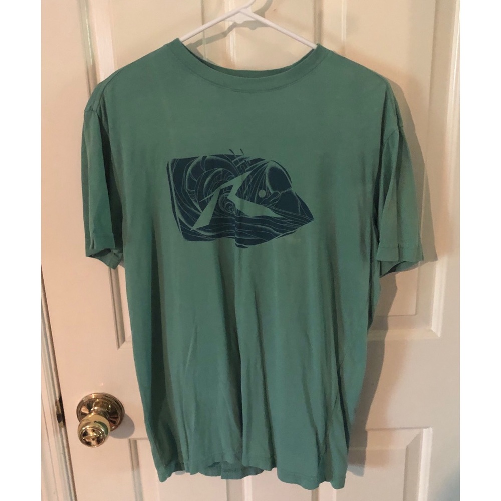 Green Logo Rusty Tee
